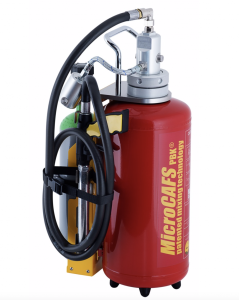 MicroCAFS 10l CAFS Schaumlöscher Feuerlöscher Druckluftschaum Feuerwehr MC6SP10